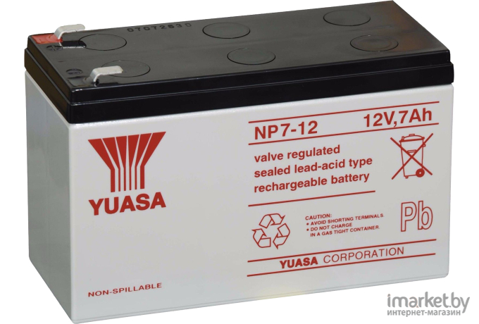 Аккумулятор для ИБП Yuasa NP7-12 12В 7Ач
