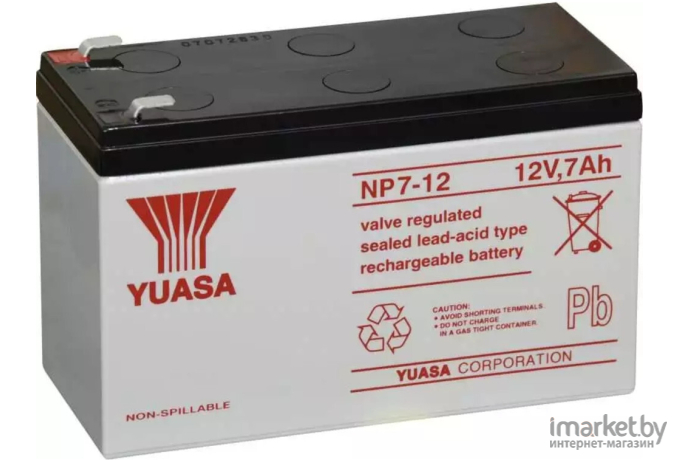 Аккумулятор для ИБП Yuasa NP7-12 12В 7Ач