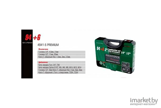 Набор оснастки RockForce RF-4941-5 Premium