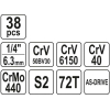 Набор оснастки Yato YT-14471