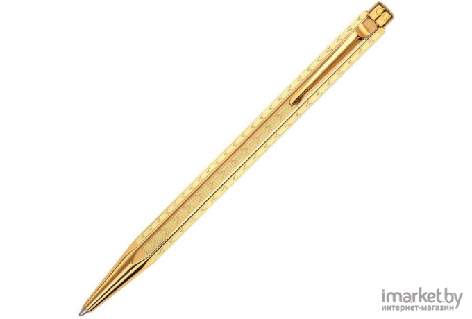 Ручка шариковая Carandache Ecridor Chevron gilded коробка [898.208]