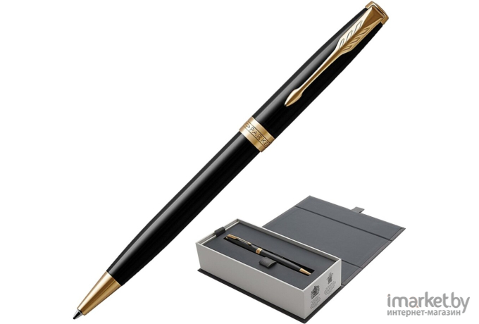 Ручка шариковая Parker Sonnet Core K530 GT M черные чернила коробка Black [1931497]