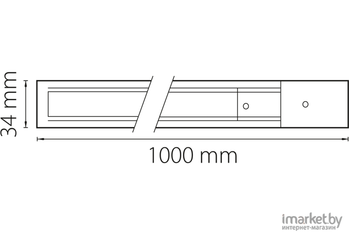 Шинопровод Lightstar Barra серый [502019]