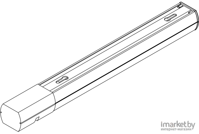 Шинопровод Lightstar Barra черный [504017]