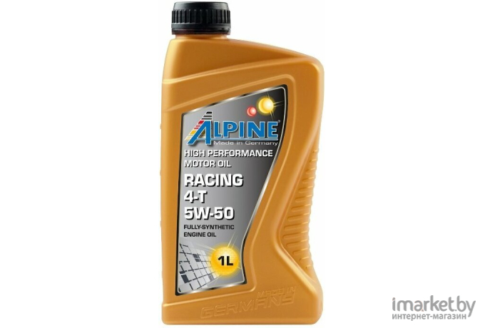 Моторное масло Alpine Racing 4T 5W50 1л [0121421]