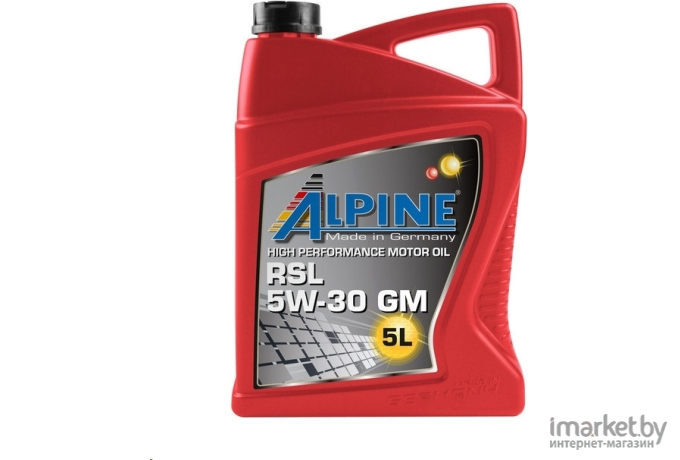 Моторное масло Alpine RSL 5W30 GM 5л [0101362]