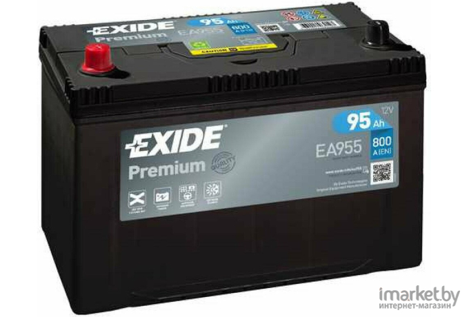 Аккумулятор Exide Premium EA955 95 А/ч