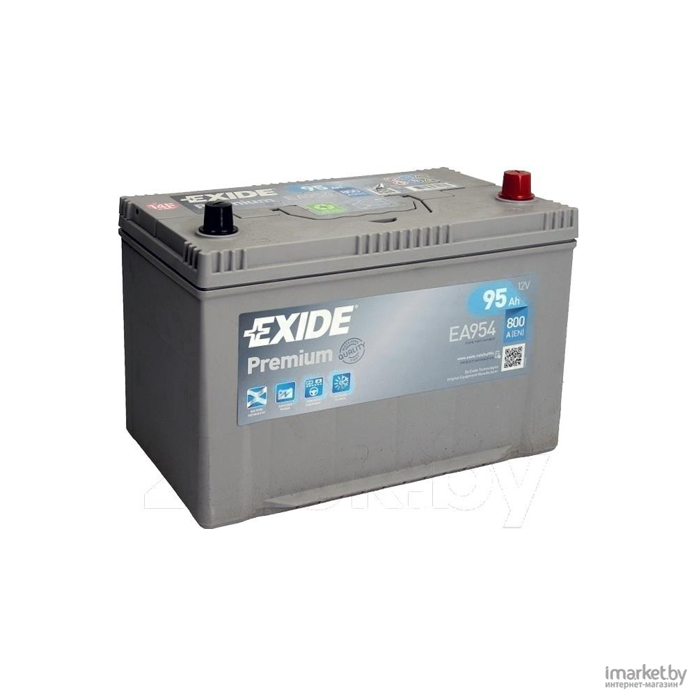 Купить аккумулятор exide premium ea954 95 а/ч | Цена | Доставка по ...