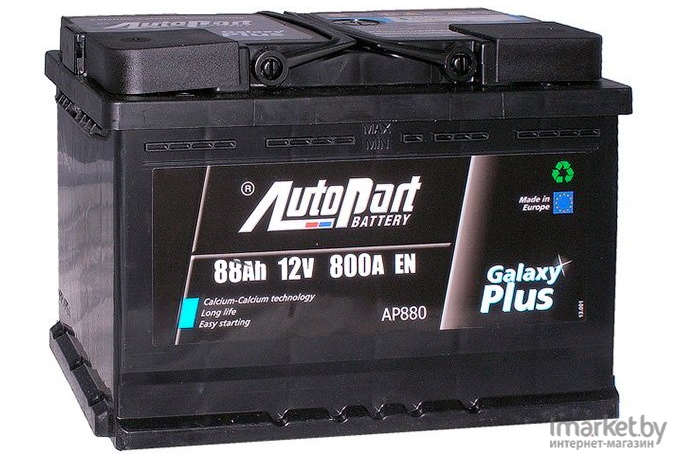 Аккумулятор AutoPart AP880 R+ 88 А/ч