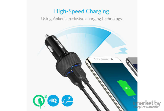 Зарядное устройство Anker PowerDrive 2XUSB 39W Black [A2228H11]