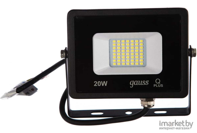 Прожектор Gauss LED Qplus 20W 1800Lm IP65 6500К Black [613511320]