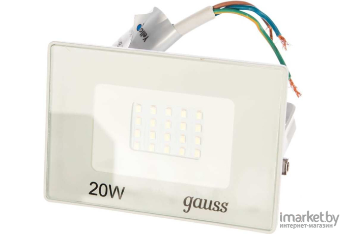 Прожектор Gauss LED 20W 1350Lm IP65 6500К White [613120320]