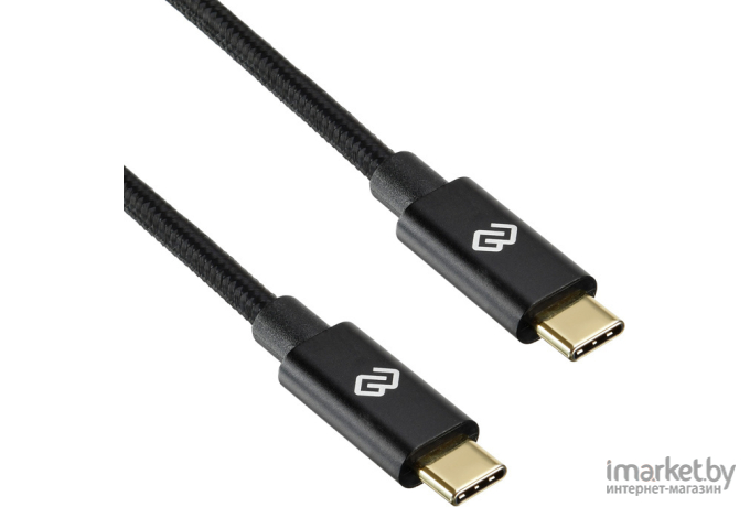 Кабель Digma Power Delivery 100W USB Type-C (m) USB Type-C (m) 1.5 м черный