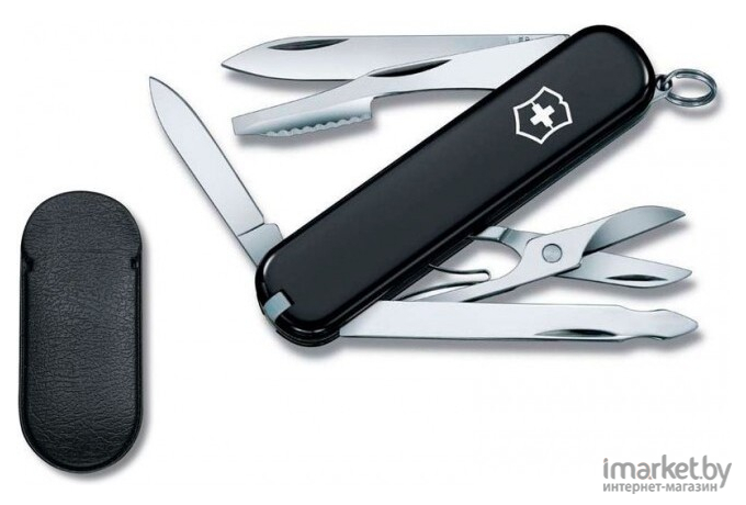 Туристический нож Victorinox Executive 10 функций 74 мм черный [0.6603.3]