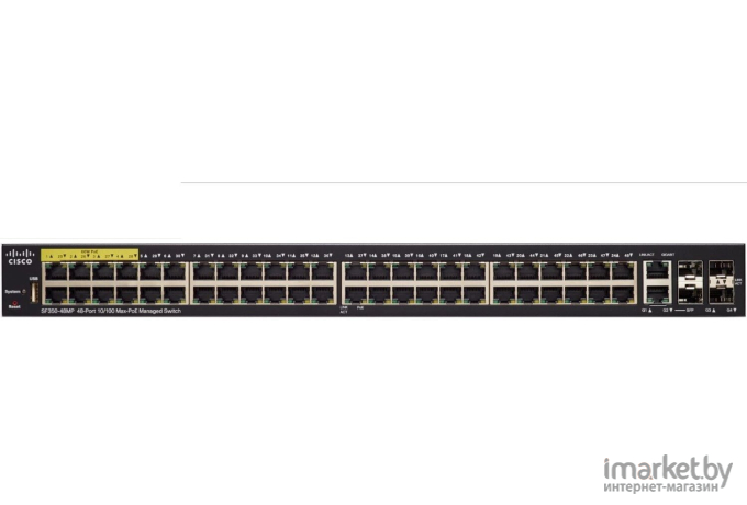 Коммутатор Cisco SF350-08-K9-EU