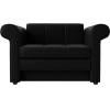 Кресло-кровать Лига Диванов Берли экокожа черный (101293)