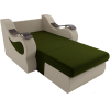 Кресло-кровать Лига Диванов Меркурий 60 вельвет зеленый/бежевый (100674)