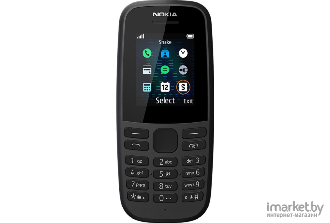 Мобильный телефон Nokia 105 TA-1174 DS Black [16KIGB01A01]