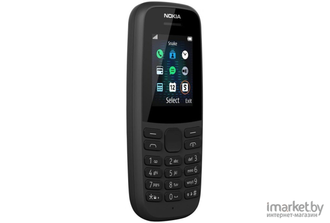 Мобильный телефон Nokia 105 TA-1174 DS Black [16KIGB01A01]