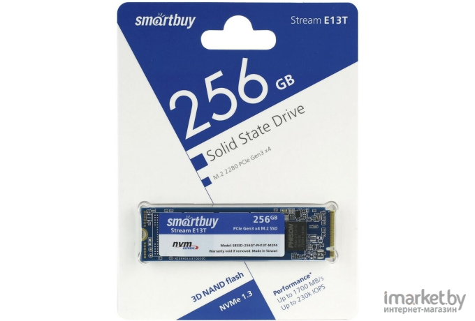 SSD диск SmartBuy 256Gb Stream E13T [SBSSD-256GT-PH13T-M2P4]