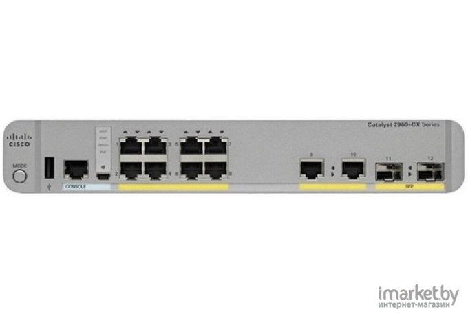 Коммутатор Cisco Catalyst 2960-CX [WS-C2960CX-8TC-L]