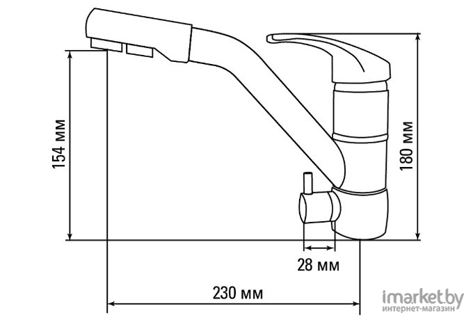 Смеситель РМС SL135BW-011F