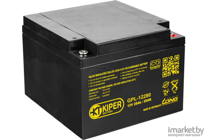 Аккумулятор для ИБП Kiper GPL-12280 12V/28Ah