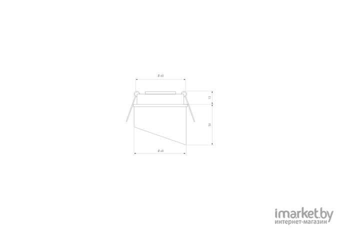 Встраиваемый точечный светильник Elektrostandard 7005 MR16 BK/GD черный/золото