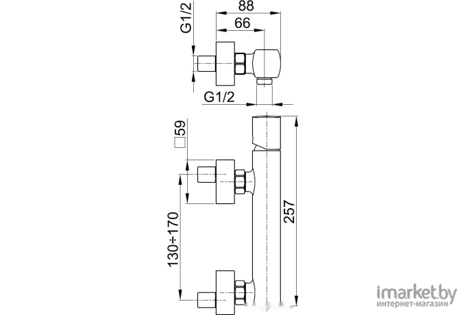 Смеситель Armatura Mokait 4926-010-00