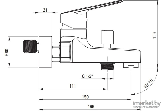 Смеситель Deante Jasmin BGJ 010M