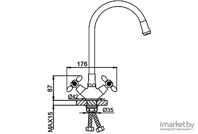 Смеситель Frud R44127-7