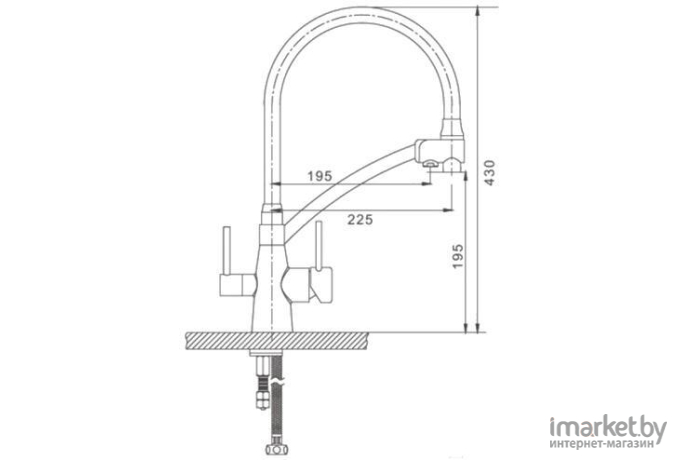 Смеситель Gappo G4398