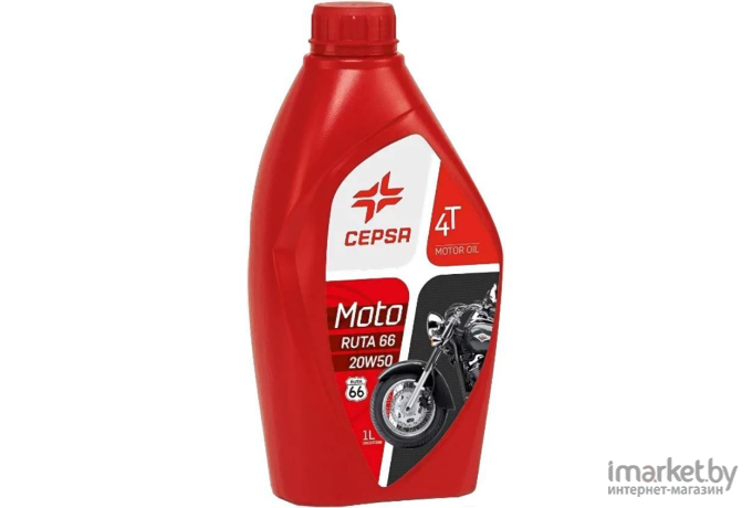 Моторное масло Cepsa Moto 4T Ruta 66 20W50 1л