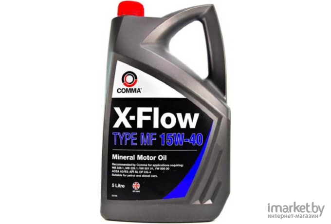 Моторное масло Comma X-Flow Type MF 15W40 5л [XFMF5L]