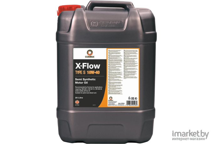 Моторное масло Comma X-Flow Type S 10W40 20л [XFS20L]