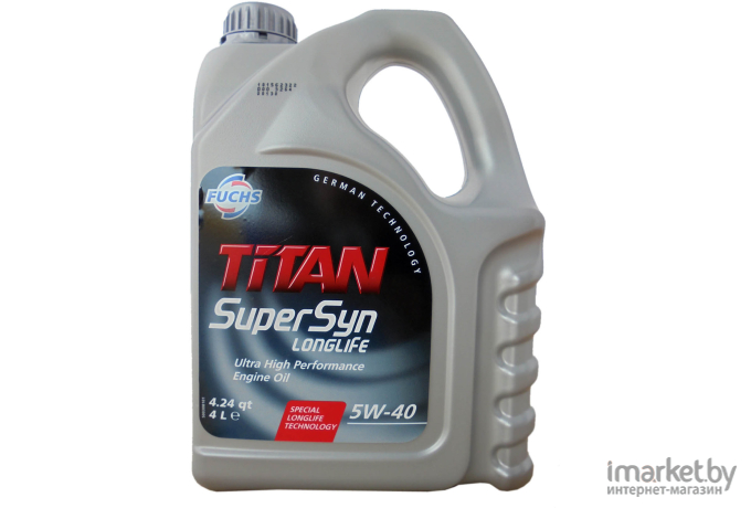 Моторное масло Fuchs Titan Supersyn Longlife 5W40 4л [601236655]