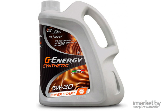 Моторное масло G-energy Synthetic Super Start 5W30 5л [253142401]