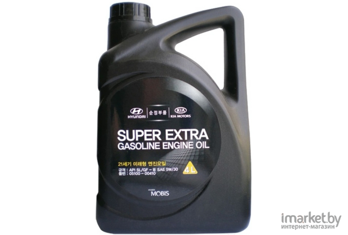 Моторное масло Hyundai/KIA Super Extra Gasoline 5W30 4л [0510000410]