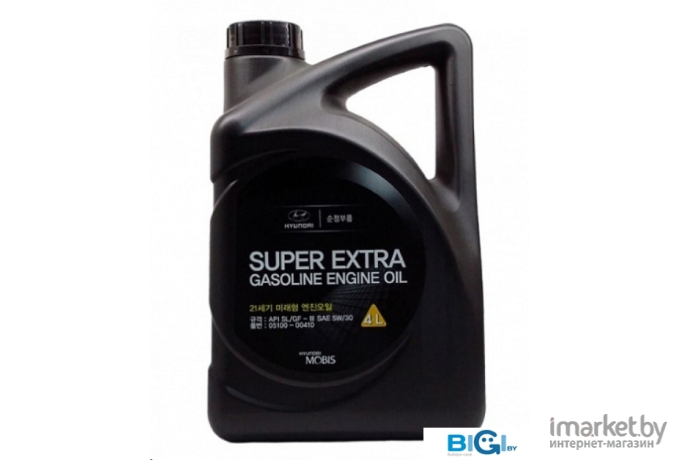 Моторное масло Hyundai/KIA Super Extra Gasoline 5W30 4л [0510000410]