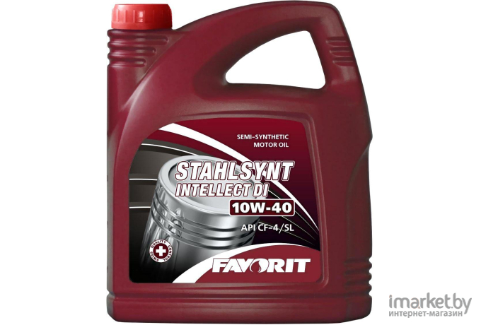 Моторное масло Favorit Stahlsynt Intellect DI 10W40 CF-4/SL 5л [54307]