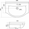Умывальник Santek Эльбрус 80 [1WH109653]