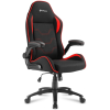 Игровое кресло Sharkoon Elbrus 1 черный/красный