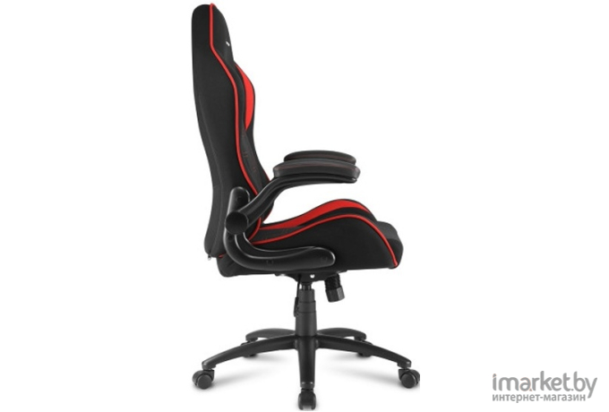 Игровое кресло Sharkoon Elbrus 1 черный/красный