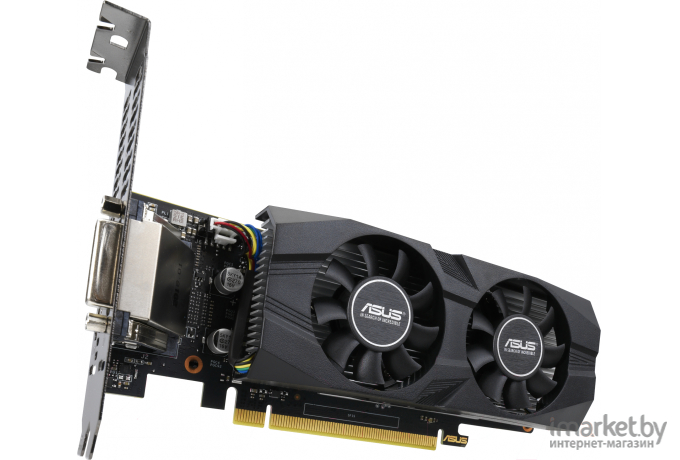 Видеокарта ASUS GeForce GTX 1650 4096Mb 128bit GDDR5 [GTX1650-O4G-LP-BRK]