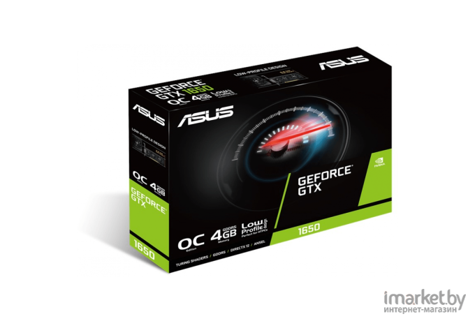 Видеокарта ASUS GeForce GTX 1650 4096Mb 128bit GDDR5 [GTX1650-O4G-LP-BRK]