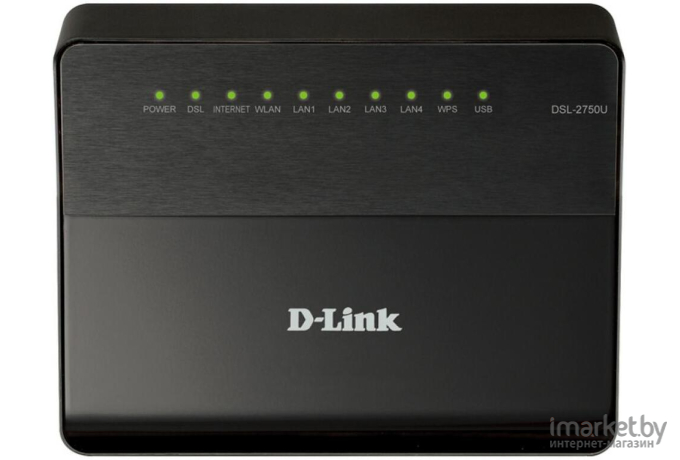 Беспроводной маршрутизатор D-Link DSL-2750U/R1A