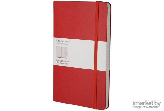 Блокнот Moleskine Classic Large 240 стр. клетка красный [QP061R]