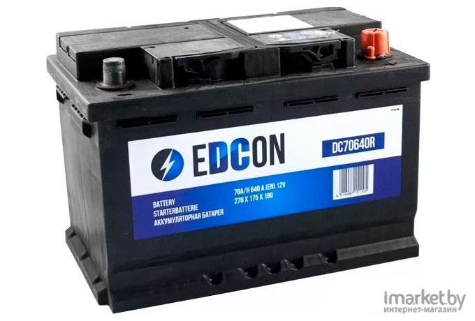 Аккумулятор EDCON DC70640R 70 А/ч