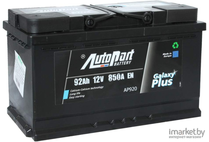 Аккумулятор AutoPart Plus AP920 R+ 92 А/ч