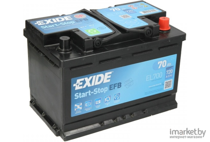 Аккумулятор Exide ECM EL700 70 А/ч